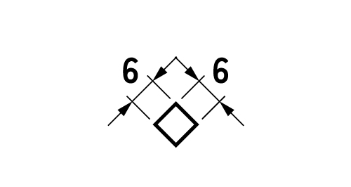 フラットバー H-19 クロスバー